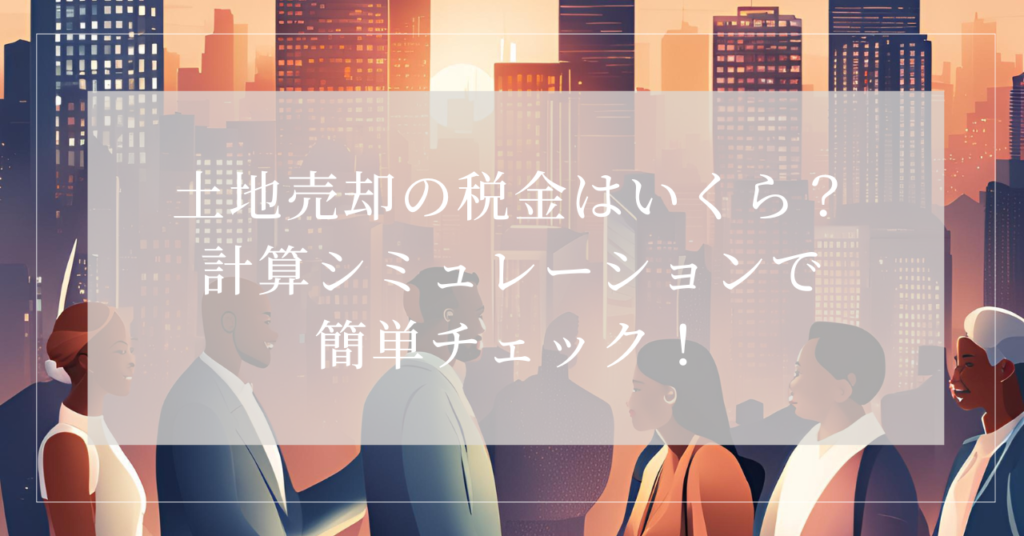 土地売却 税金 シュミレーション